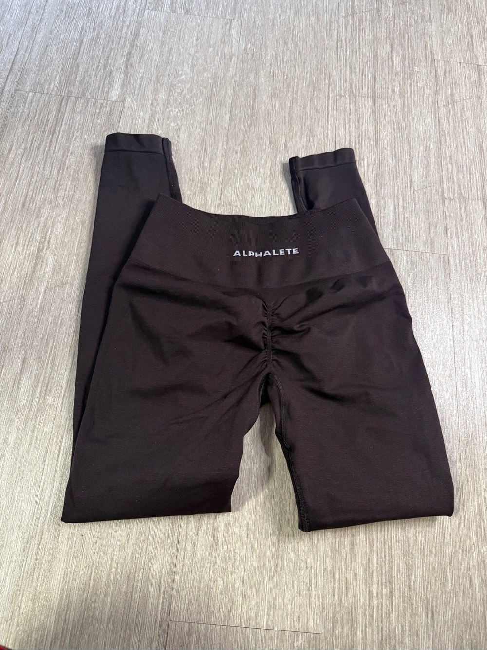 Alphalete brown Leggings with Scrunch
